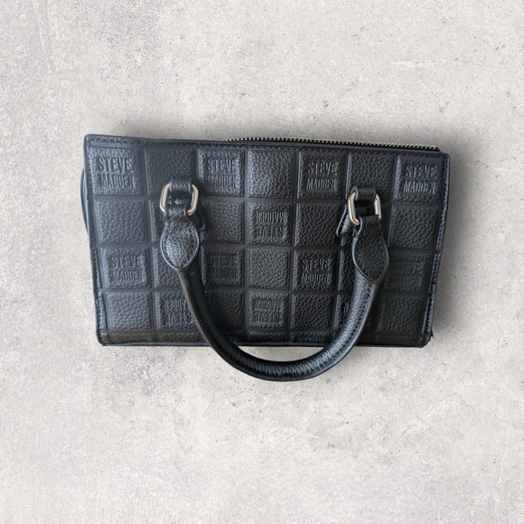 Steve Madden Black Handbag and Wallet Set - Picture 2 of 8